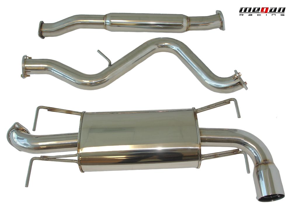 MEGAN 4" Stainless Tip OE-RS Catback Exhaust Impreza WRX 08-10 5D Wagon GHE
