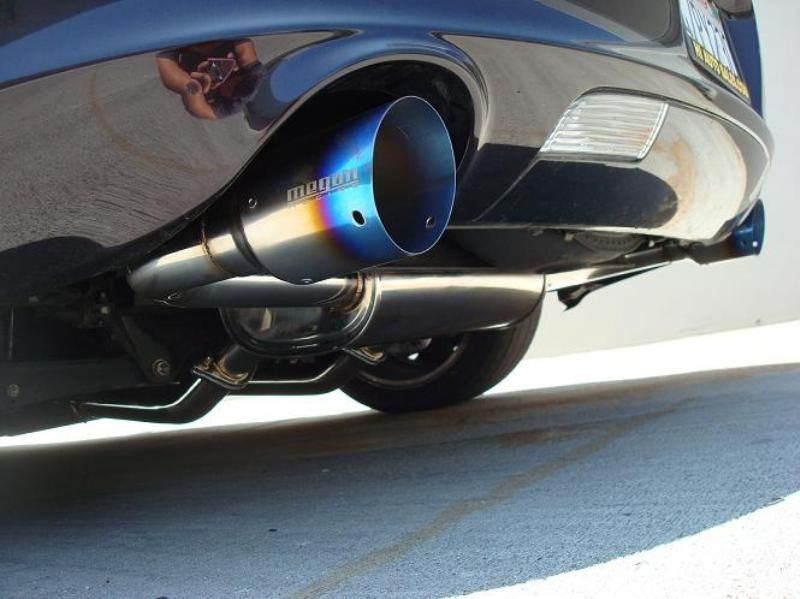 MEGAN 4" Dual Titanium Tips Catback Exhaust SC430 UZZ40 3UZ-FE w/ Silencer