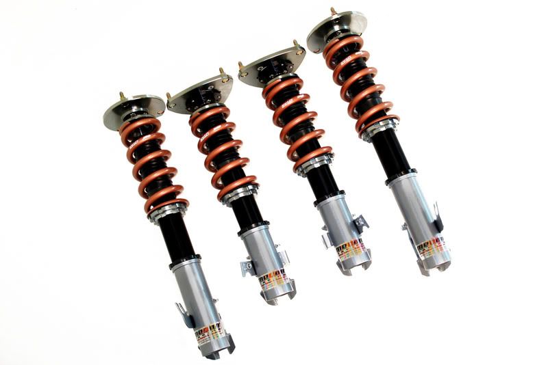 MEGAN Swift Track Coilover Damper Suspension WRX STi GDA GDB w/ F. Camber Plate