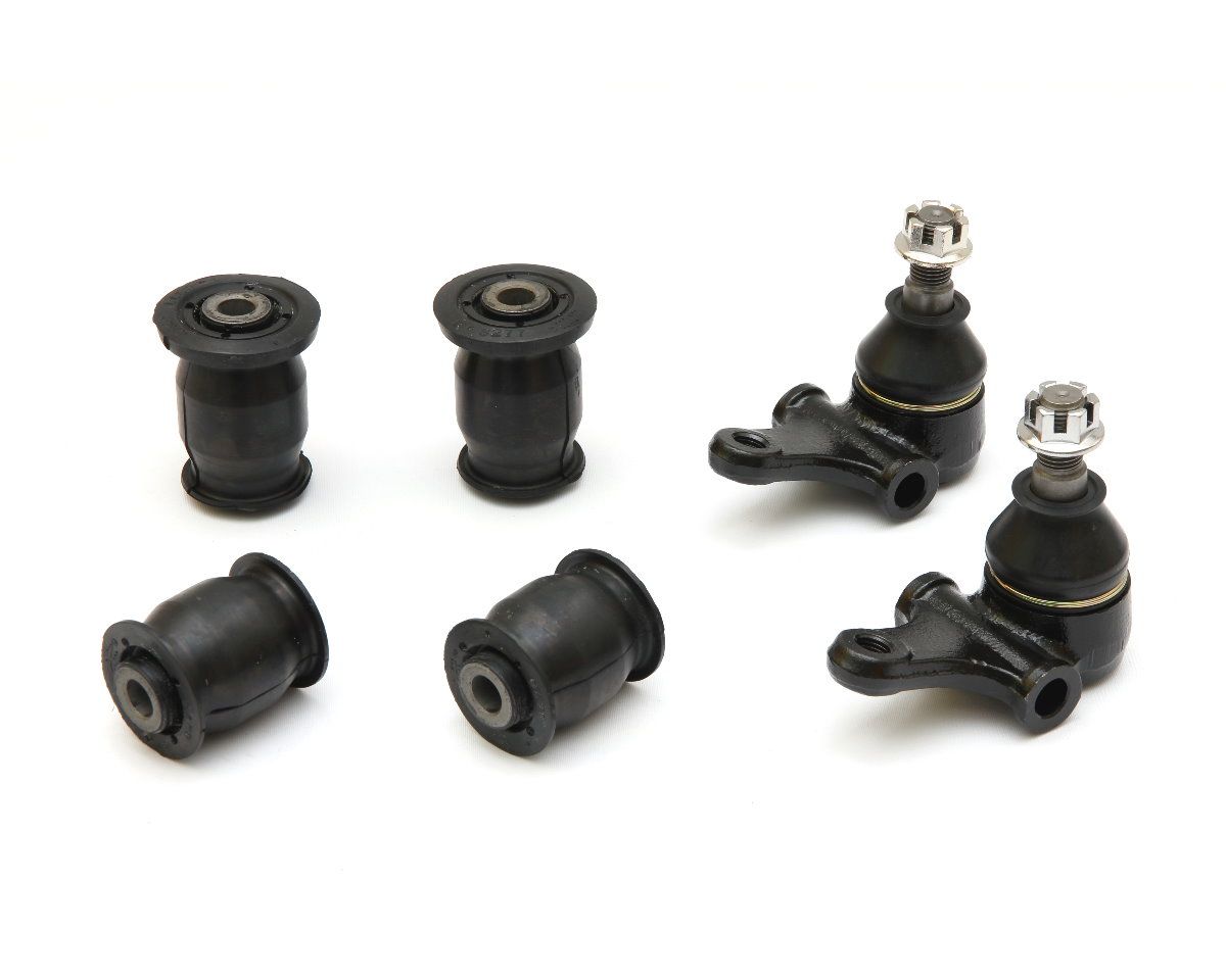 MEGAN 10pc Front Upper + Lower Arm Bushing + Ball Joint Kit MIATA MX5 MX-5 NA6C