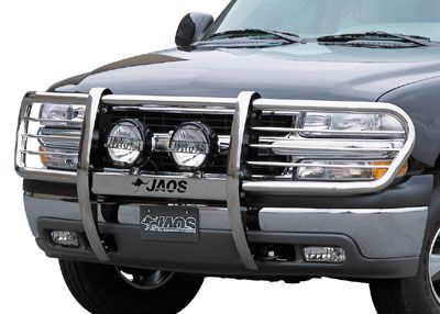 JAOS JDM Front Bumper Grill Guard Bull Bar Silverado 99-02 Surburban Tahoe 00-03