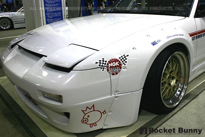 Pandem/Rocket Bunny 1989-93 Nissan 240SX / 180SX (RPS13) Wide-body Aero Kit (Ver.1)