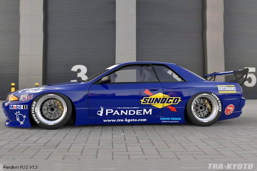 Pandem/Rocket Bunny R32 Skyline GT-R Wide-body Aero Kit (Ver. 1.5)