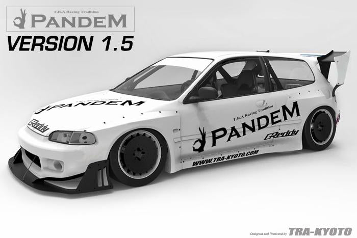 Rocket Bunny/Pandem 1992-95 EG Honda Civic Wide-Body Aero Kit (V1/V1.5)