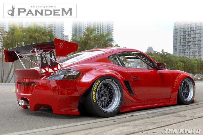 Pandem Aero 2005-08 Porsche Cayman 987.1 Wide-Body Aero Kit (V2)