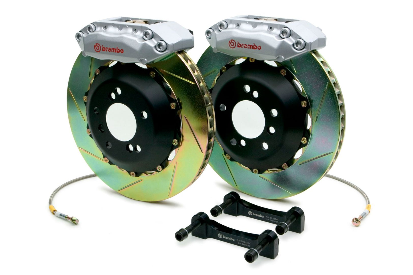 Brembo Front GT Brake 4pot 328x28 Slot Civic 06-11 FG1 FG2 FA1 FA5 EP3