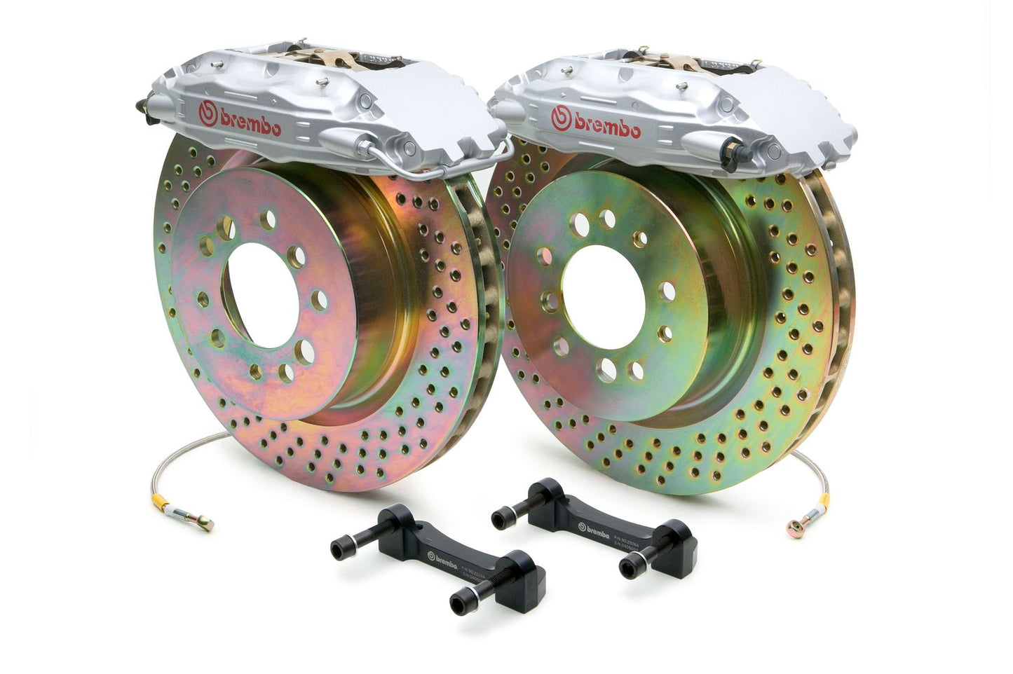 Brembo Front GT Brake BBK 4pot Silver 326x30 Drill Disc for FRS FR-S BRZ 86 12+
