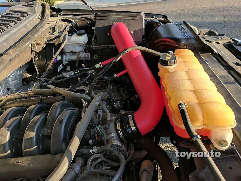 AF Dynamic Air Filter intake *Red +Heat Shield for Ford F150 F-150 15-20 5.0L V8