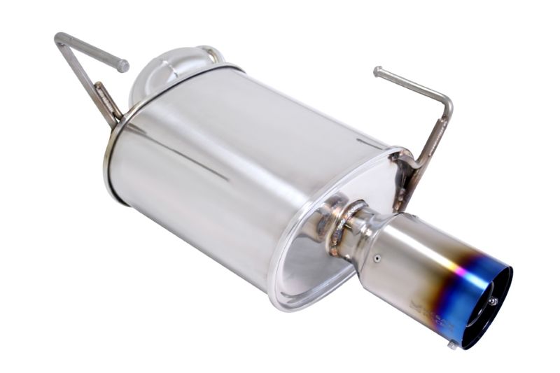 MEGAN 4" 101mm Titanium Burnt Tip Axle Back Exhaust Legacy 2.5i 10-14 +Silencer