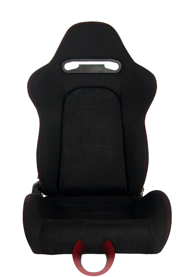 Cipher Auto Reclinable Black Cloth Racing Seats CPA1019 - Pair