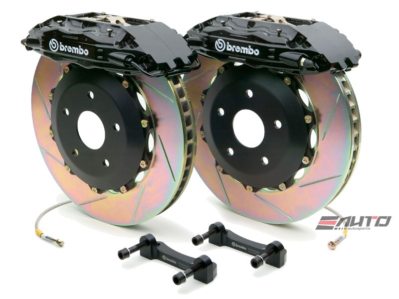 Brembo Rear GT Big Brake BBK 4pot Black 332x32 Slot Disc 348 89-93 F335 94-99