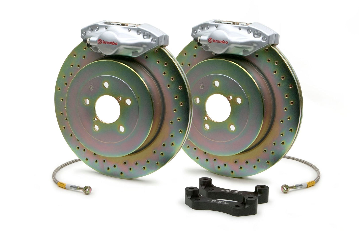 Brembo Rear GT Big Brake BBK 2piston Silver 294x19 Drill BMW E46 320 323 325 328