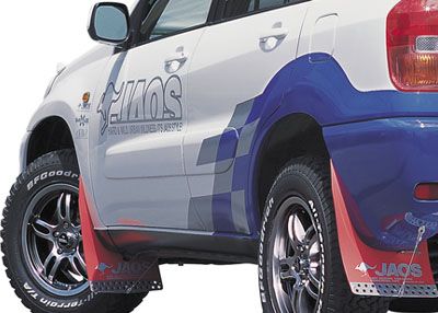 JAOS Front + Rear Mud Guard2 Guard Flap Rav4 20 5Door 01-05 - Silver