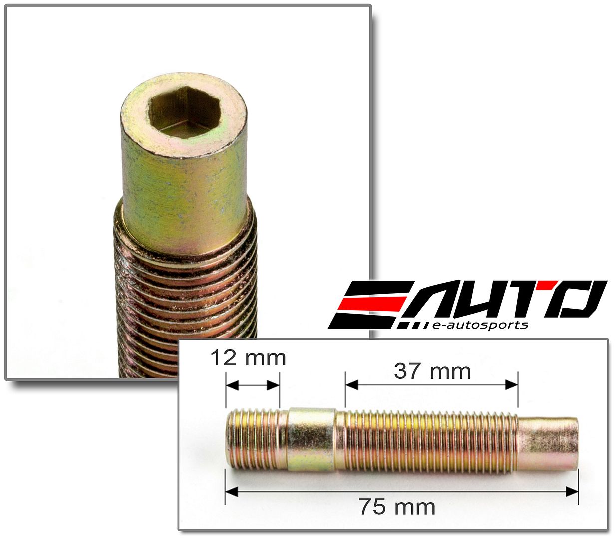 10x 75mm 14x1.5 to 14x1.5 Rim Wheel Conversion Converter Adapter Bolts Studs