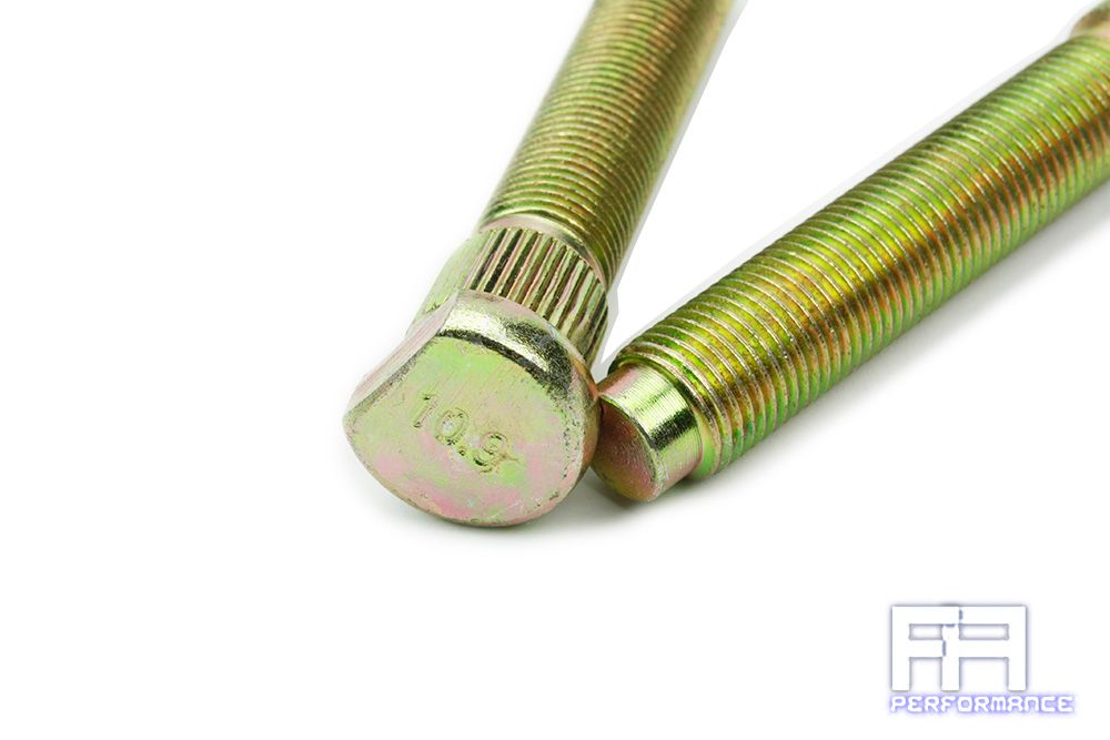 10x Syun 60mm Extend Wheel Stud 1/2"-20 14.23mm for Ford Mustang 05-14 *Front*