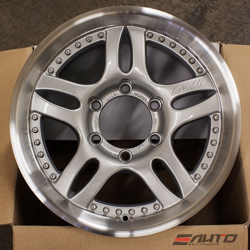 1x JAOS VICTRON Excel II Wheel Rim 16" 16x8 +25 6H139.7 6x139.7 6x5.5 Silver