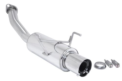 MEGAN 3.5" Stainless Tip Axle Back Exhaust Muffler +Silencer for Honda CRZ 11-16