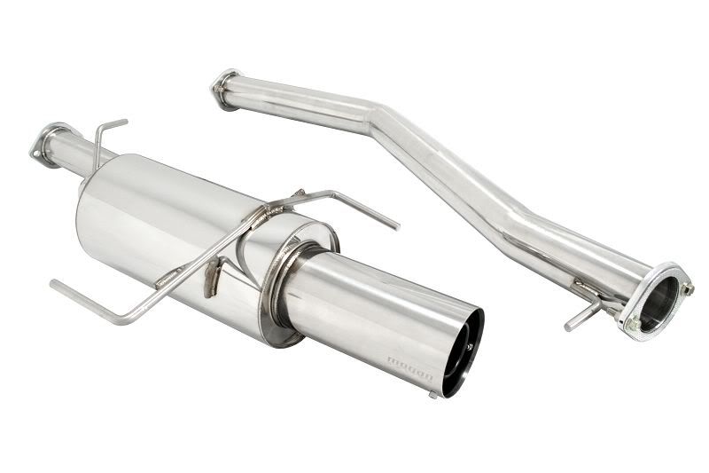 MEGAN 4.5" Long Stainless Tip Turbo Catback Exhaust for 240SX S14 SR20 Silvia