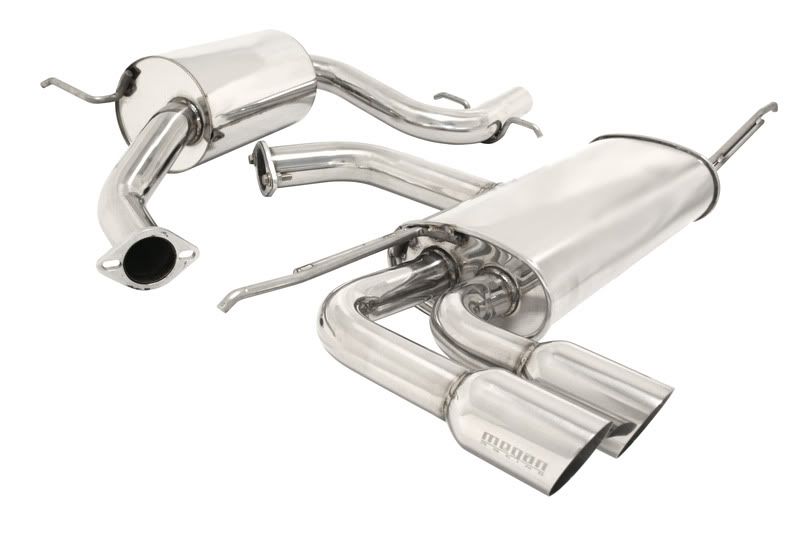 MEGAN 3" Dual Stainless Tips OE-RS Catback Exhaust for GOLF GTI 2.0T 06-09 MKV