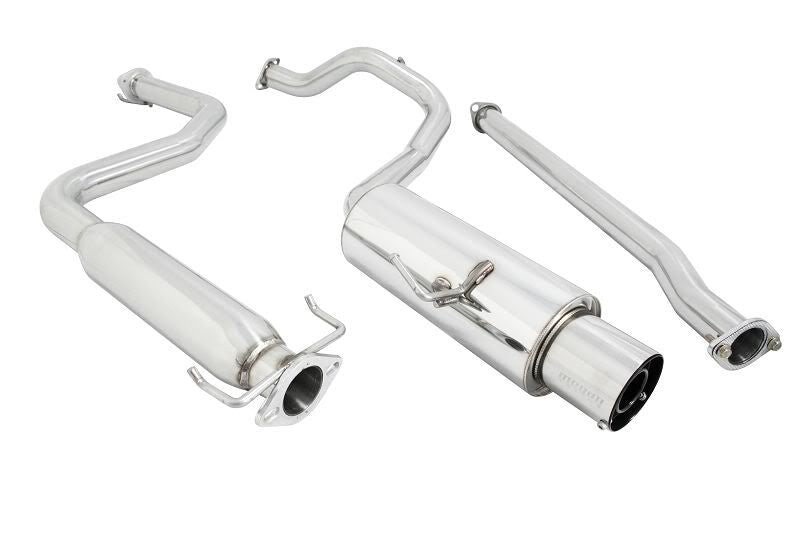 MEGAN 4" Stainless Tip DRIFT Catback Exhaust CRX HF 88-91 ED8 w/ Silencer