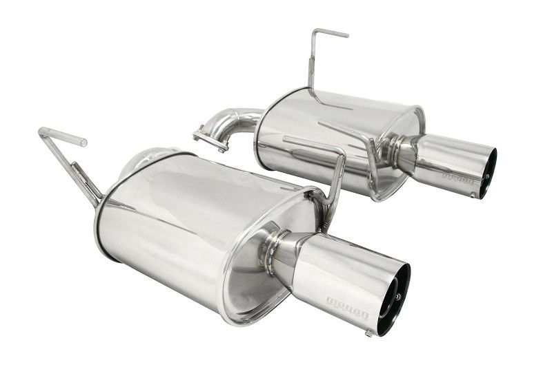 MEGAN 4" Dual Stainless Tips Axle back Exhaust for Subaru WRX Sedan 08-14