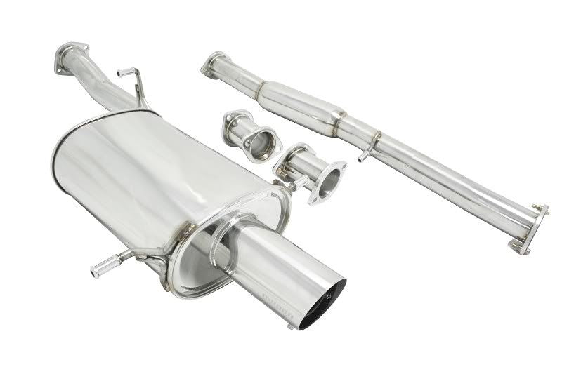 MEGAN 4" Stainless Tip OE RS Catback Exhaust Impreza WRX STi GDA GDB w/ Silencer