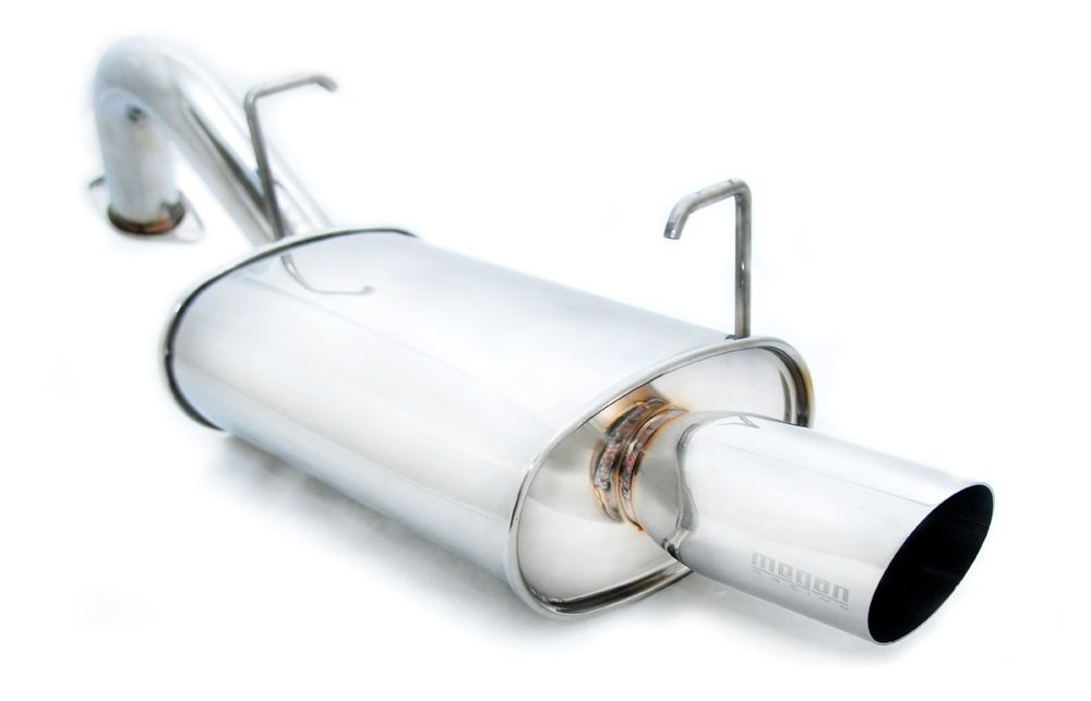 MEGAN 3" Stainless Tip Axle Back Exhaust Muffler Yaris 3D 06-11 NCP91 w/Silencer