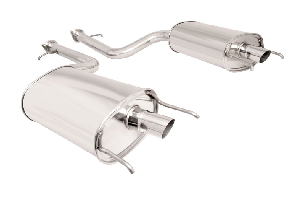 MEGAN 2.5" Dual Stainless Tip OE RS Axle Back Exhaust for Lexus LS460 LS460L RWD