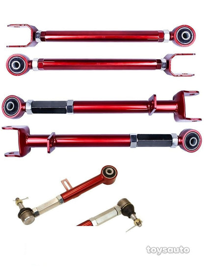 Godspeed 6pc Rear Toe + Traction +Lower Camber Control arm for LS400 95-00 UCF20