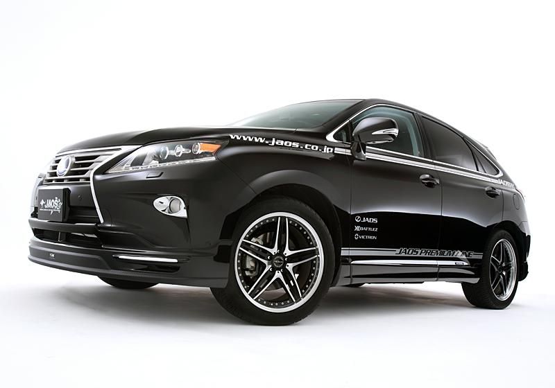 JAOS FRP Side Under Spoiler Add on Skirt for Lexus RX270 RX350 RX450h 10-15