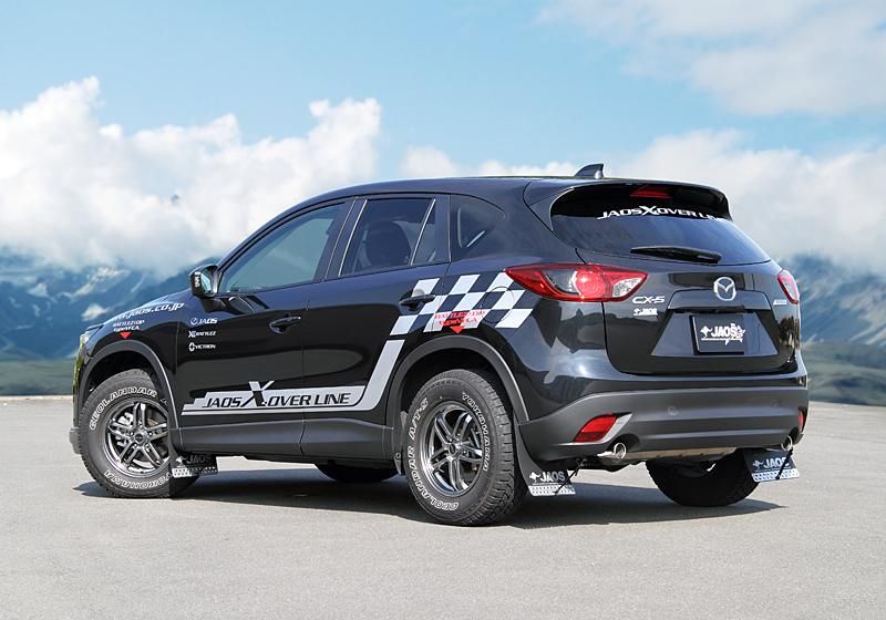 JAOS Front+Rear Mud Guard Splash MudGuard Flap for Mazda CX5 CX-5 KE 13-17 - Red