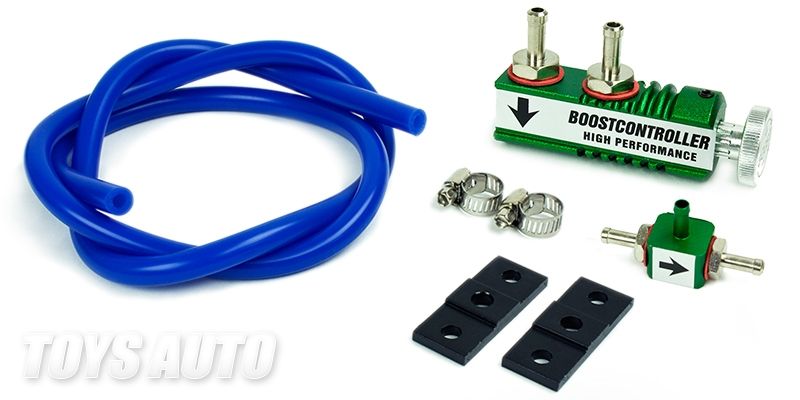 Rev9 1-30psi Manual Turbo Charger Boost Controller Control Green w/ Vacuum hose