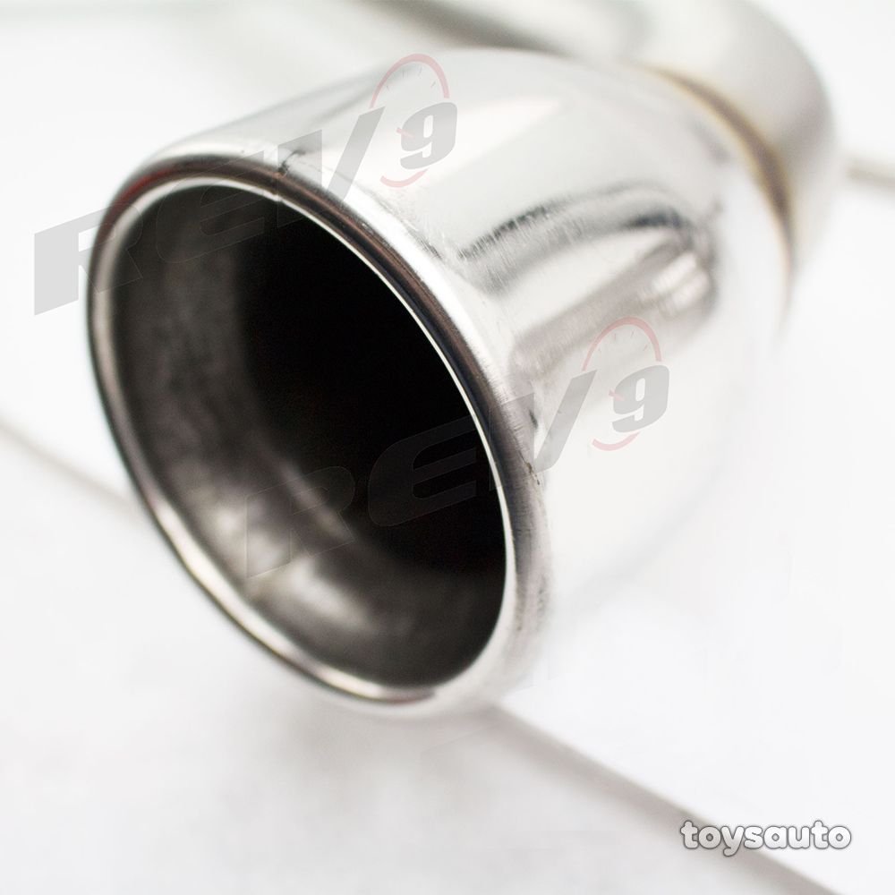 Rev9 3.5" Stainless Dual Tip Catback Exhaust Straight Pipe for GTi MK7.5 18-20