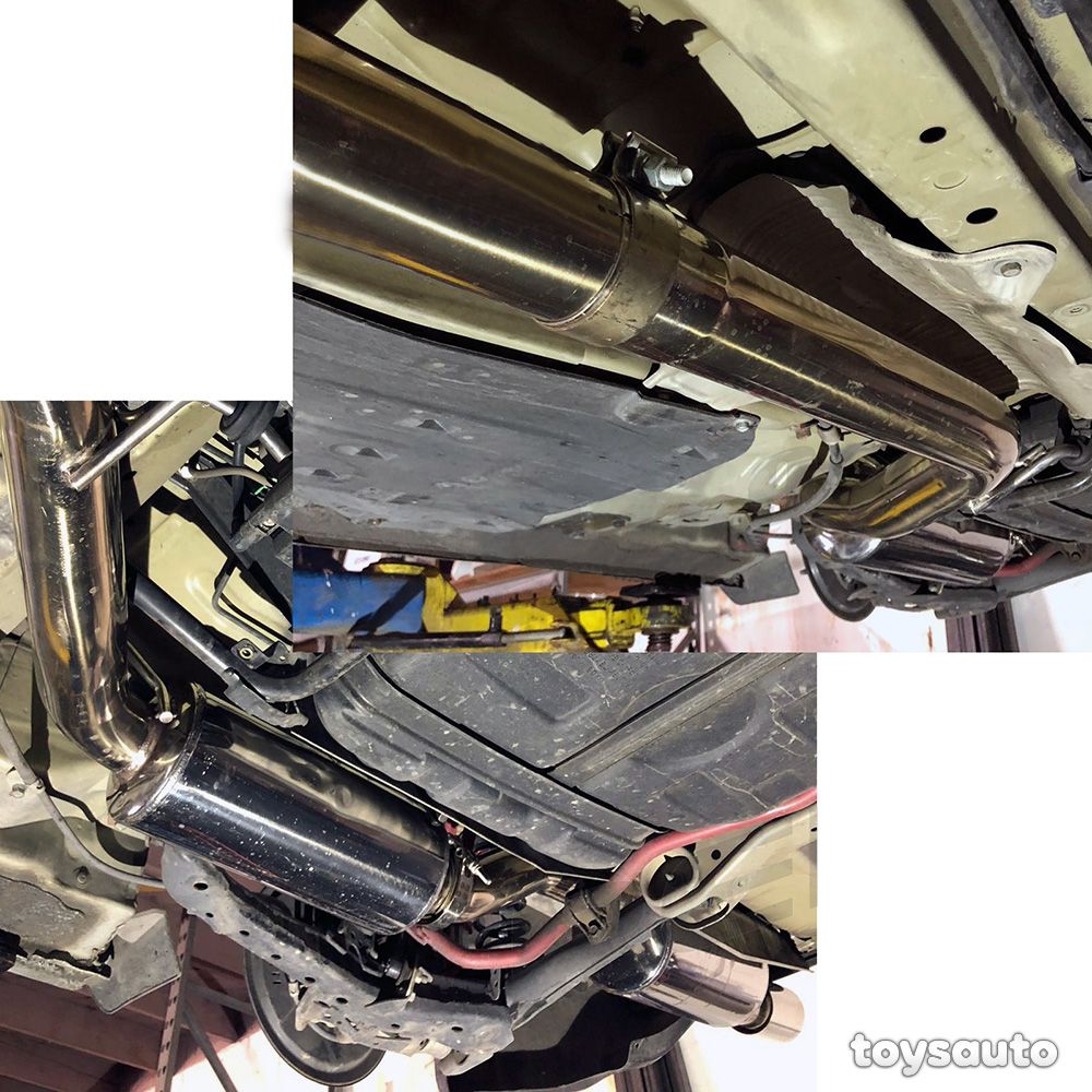 Rev9 FlowMaxx 4" Tip Race Ver Catback Exhaust 3" pipe for Civic Si 06-11 FA5 FG2