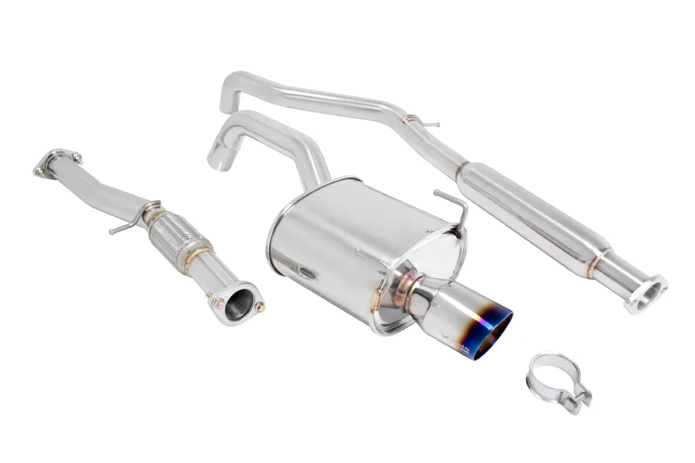 MEGAN OE RS Catback Exhaust *1.4L NA* Fiat 500 12-19 Roll Burnt Titanium Tip