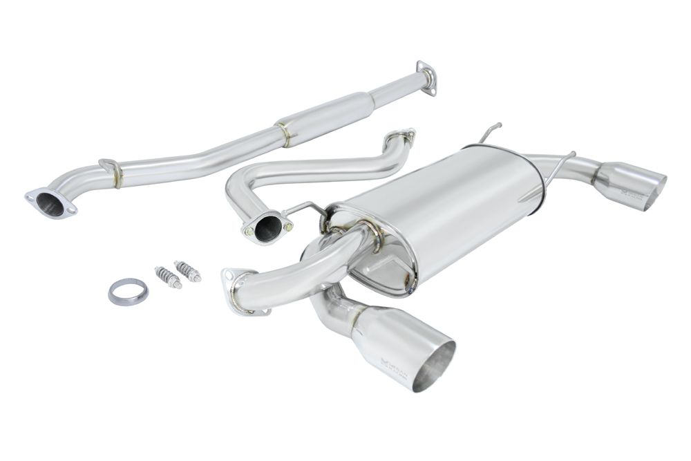 MEGAN 4" Dual SS Tip OE RS Catback Exhaust for FRS FR-S BRZ Toyota 86 13-18