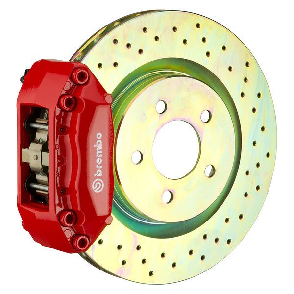 BREMBO Front GT Big Brake BBK 4piston Red 320x28 Drill BMW E36 E46 Z3 Z4