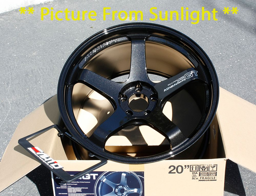 Advan GT Beyond Ti. Black Wheels - GT-R GTR R35 09-21 | 20x10 | 20x12 | 5x114 |