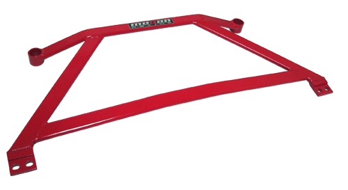 MEGAN Front Lower H Brace Bar for Honda Civic 06-11 FG1 FG2 FA1 FA5 Red