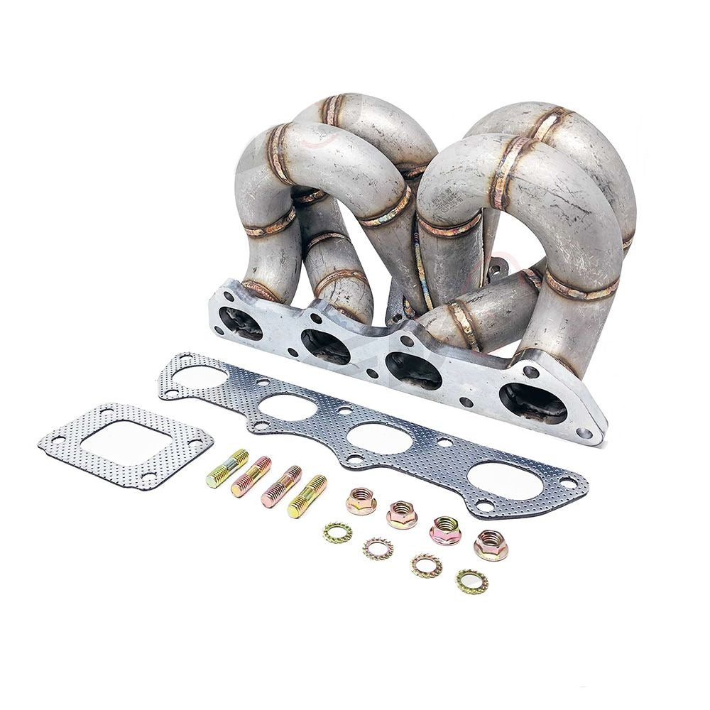 Rev9 HP Ram Horn Equal Length T3 Turbo Manifold AC for Civic CRX Integra B16 B18