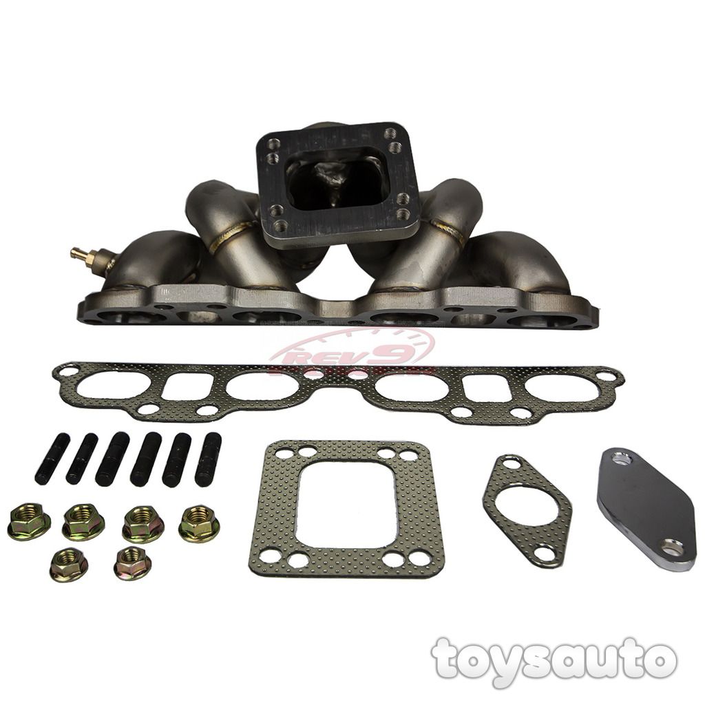 Rev9 HP Equal Length Top Mount T3 T4 Turbo Manifold for 240sx 200sx SR20 SR20det