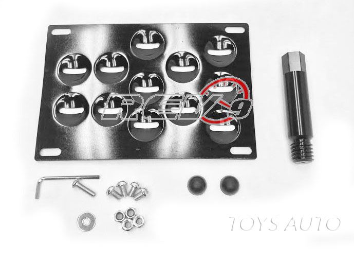 Rev9 License Plate Mount Bracket Holder Tow Adapter BMW X1 E84 F22 F23 228i 235i