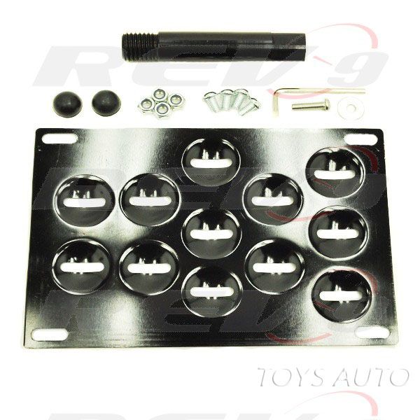 Rev9 License Plate Mount Bracket Holder Tow Adapter Miata MX5 09-12 Mazda3 10-13