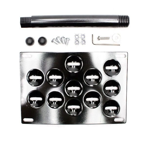 Rev9 JDM Tow License Plate Mount Bracket Adapter Holder for G37s Coupe 10-14