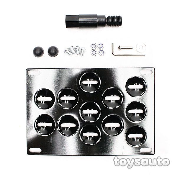 Rev9 JDM Tow License Plate Mount Bracket Adapter Holder for Cayenne 07-14