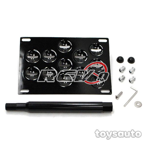Rev9 JDM Tow License Plate Mount Bracket Adapter Holder for Subaru WRX STi 08-14