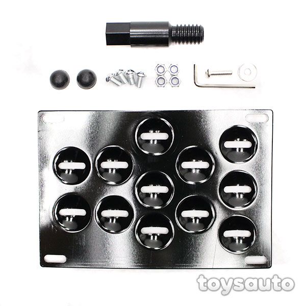 Rev9 JDM Tow License Plate Mount Bracket Adapter Holder VW Jetta VI 11-14