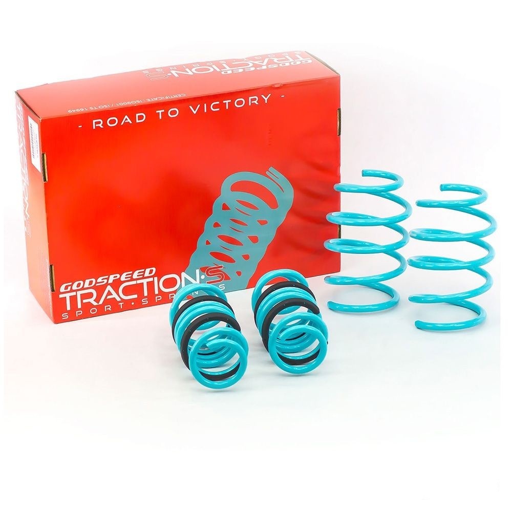 Godspeed Tractions-S Lower Lowering Spring for Toyota RAV4 FWD 08-12 2.0"F 2.2"R
