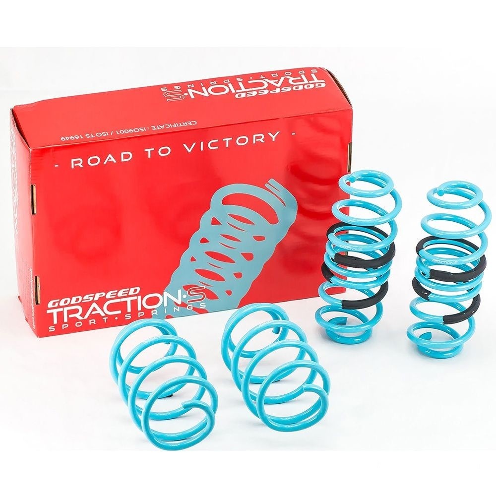 Godspeed Tractions-S Lower Lowering Spring Drop 0.8"/0.6" for Audi A3 06-13 FWD