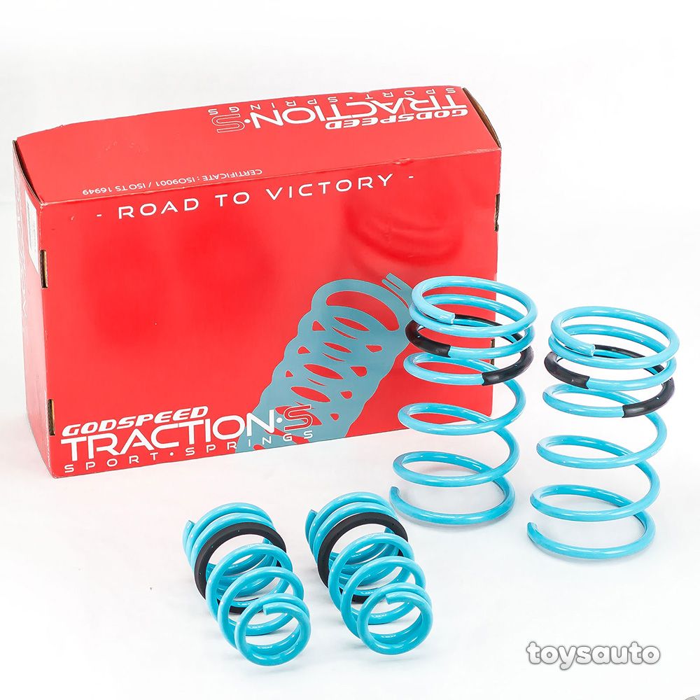 Godspeed Tractions-S Lower Lowering Spring Drop 1.5"/1.6" for Honda CRV 02-06